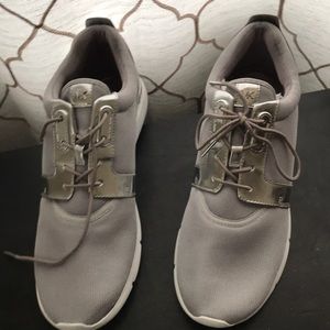 Michael kors silver and grey shoes